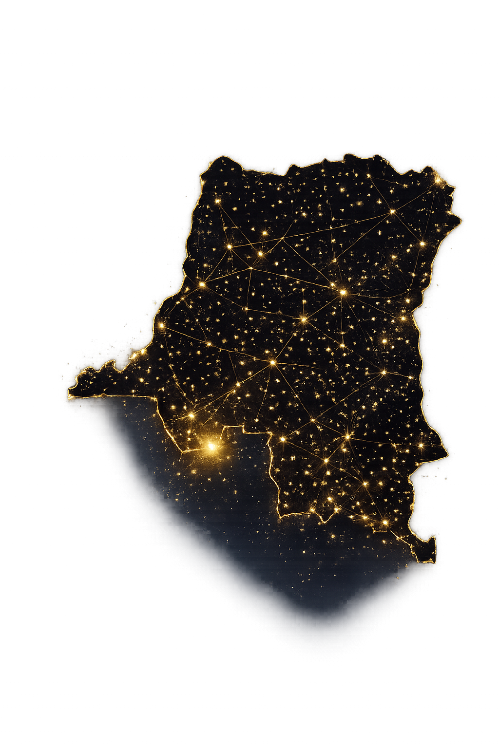 Carte de la République Démocratique du Congo